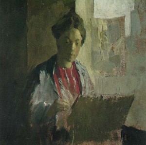 Lucia Mathews Self-Portrait, c. 1899